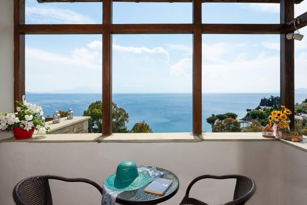 Seaside House With View Over Pagasitikos Áfissos Luaran gambar